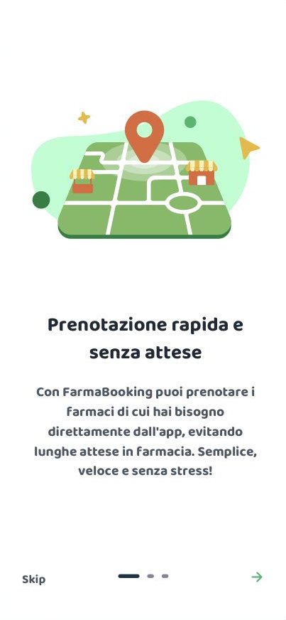 Onboarding: prenotazione rapida