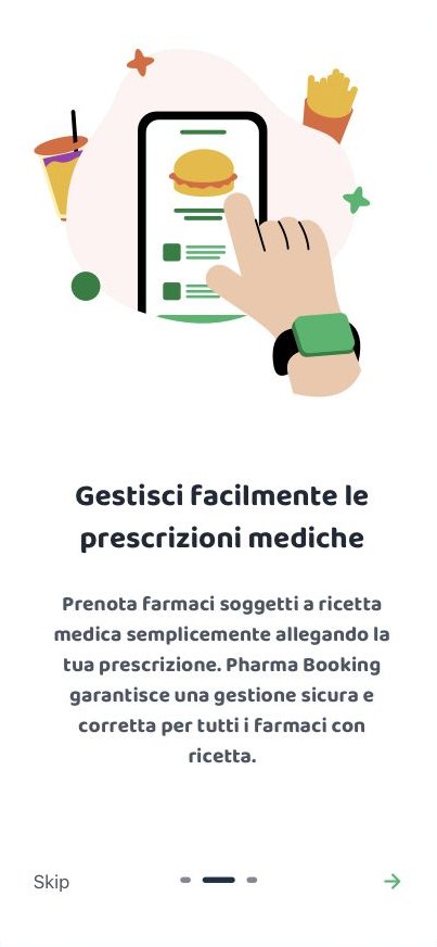 Onboarding: ricette mediche